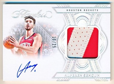 2024-25 Flawless Alperen Sengun Flawless Patch Autographs Auto #FPA-ASR (10/25)