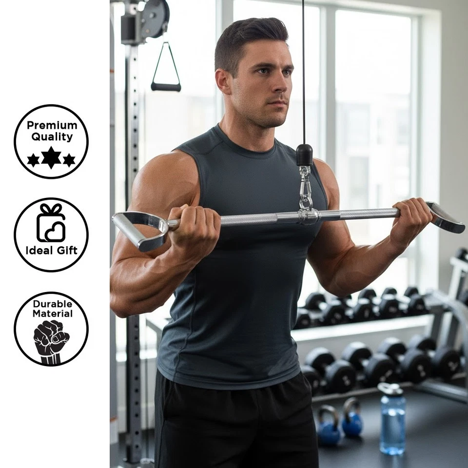 Champion Barbell 30 pulgadas Pro-Style Lat Bar Foto 4 de 4