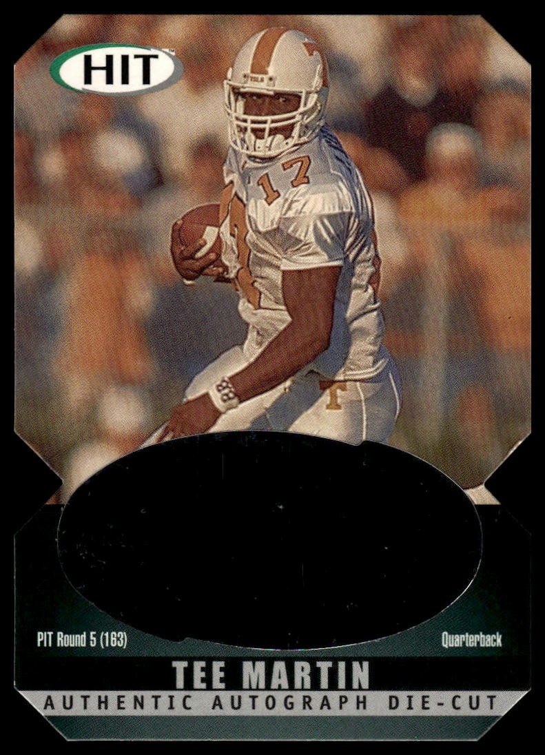 Tee Martin SA-GE Hit Autographs #A17 Emerald