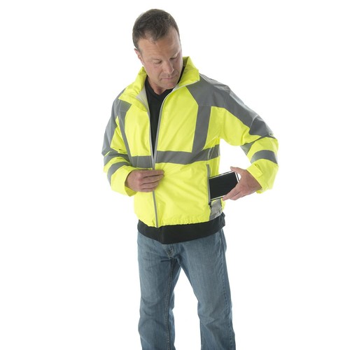 Cordova J121-L Reptyle Type R, Class III, Lime Windbreaker, Ripstop Polyester... - Picture 2 of 6