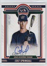 2022 Panini USA Baseball Stars & Stripes /399 Colt Springall #ADP1-CS Auto 03j5