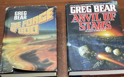 Forge of God & Anvil of Stars Greg Bear Complete 1st Edition Hardcover Set
