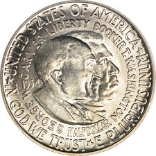 1954-P Washington-Carver Commem Half Dollar