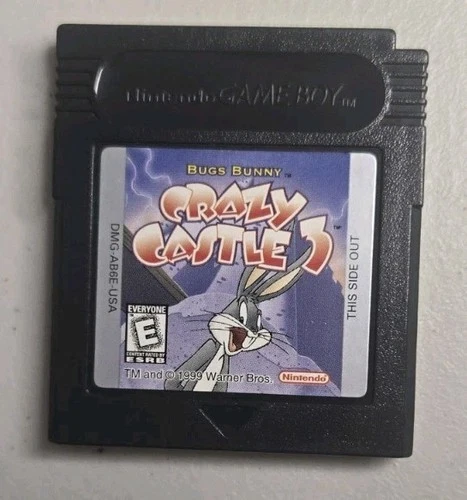 Bugs Bunny Crazy Castle 3 Nintendo Game Boy Video Game Looney Tunes Great Cond.