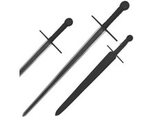 Medieval Warrior Handmade Steel Battle Ready Viking Style Sword w/Sheath