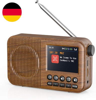 Arafuna DAB Radio, DAB plus Mit 2,4'' Farbdisplay, FM Radio Mit Bluetooth, Küchen
