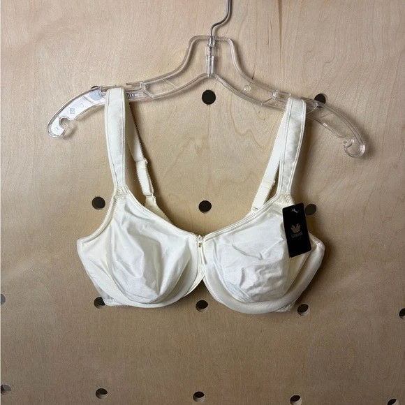 Nuevo con etiquetas Sujetador Wacoal '85185' Body Gamuza Sin Costuras Con Aros Marfil Talla 36D Foto 3 de 4