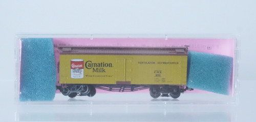 Coche frigorífico valla publicitaria Roundhouse CARNATION MILK 4201 escala N - 8709 | Zustand: Used