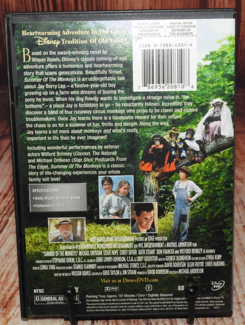 その他 Field Trips With Recess Monkey 5-8 [DVD] [Import] wyw801m Summer of the Monkeys (DVD, 2003) with Blockbuster Case