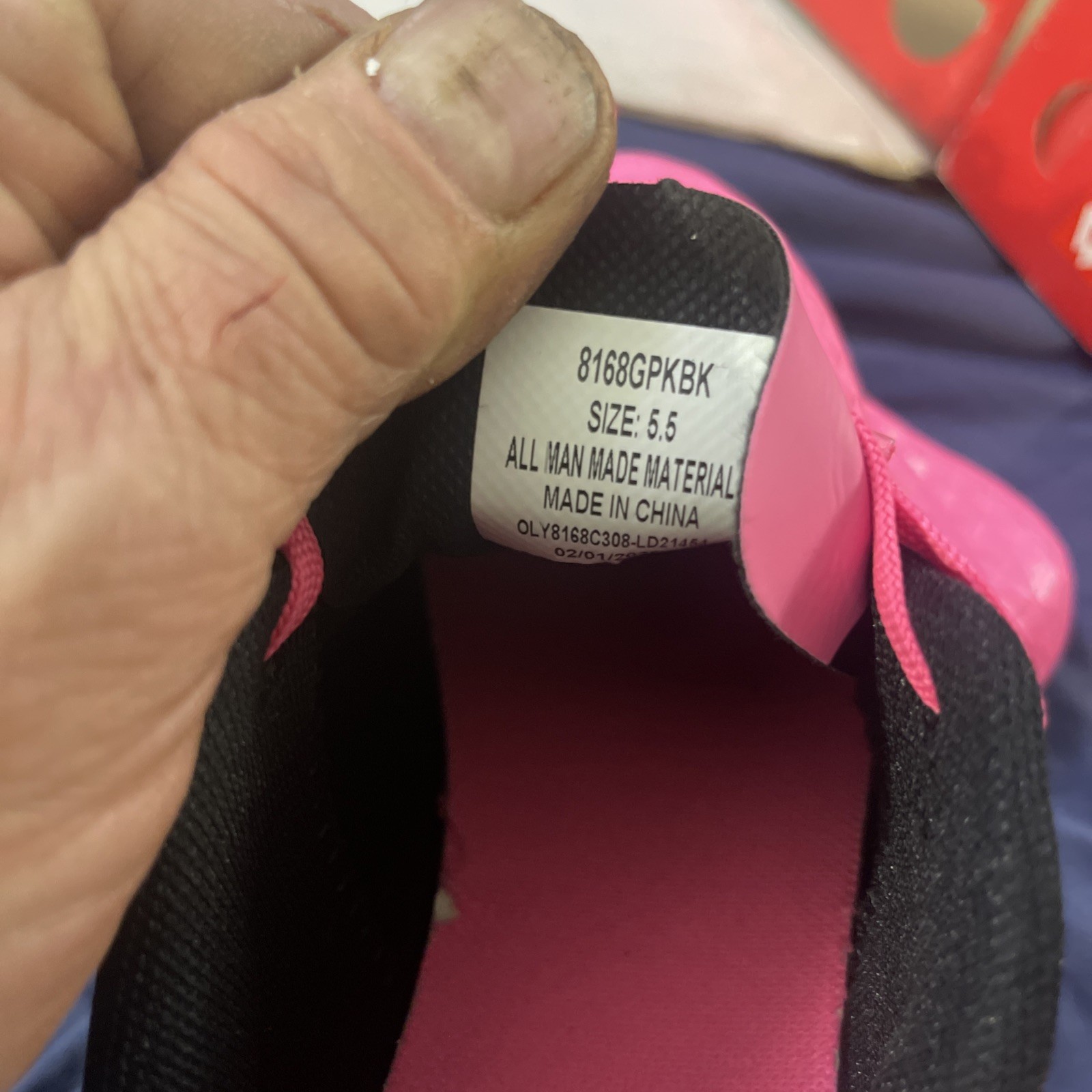 Lotto Tacchetti Calcio Giovanili Forza Elite II Rosa Nero Taglia 5 5 Ragazze Nuovi Con Scatola