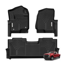 YITAMOTOR Floor Mats Fit for Ford Super Duty F250/F350/F450/F550 2017-2026 Cr...