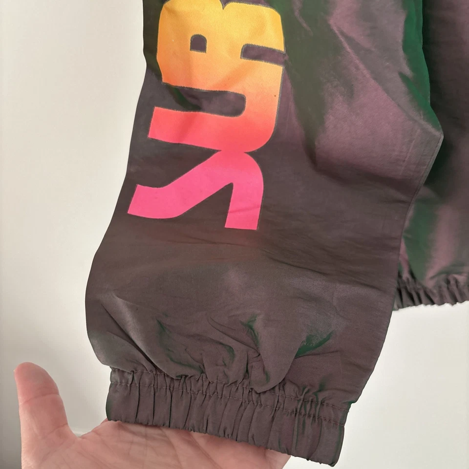 Vintage Surf Pullover Jacket Mens Medium Windbreaker Iridescent 90s Retro - Image 4 of 4