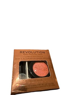 Makeup Revolution Flawless Foils Eyeshadow, Rose Gold