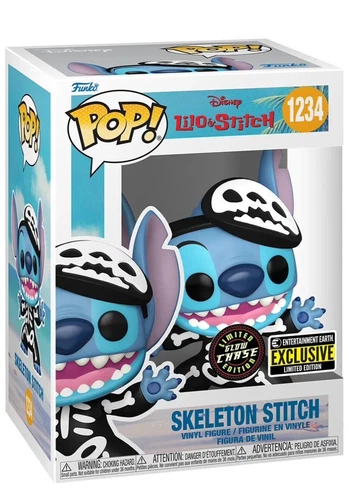 Funko POP Disney Skeleton Stitch #1234 Exclusive Vinyl Figure New Sealed
