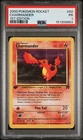 2000 POKEMON ROCKET 1ST EDITION #50 CHARMANDER PSA 1
