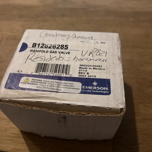 White-Rodgers B1282628S Furnace Gas Valve NEW