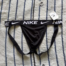 NWT Nike Men s 2XL Black Jockstrap