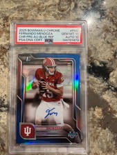 2025 Bowman University Chrome - Chrome Prospect Autographs Fernando Mendoza...