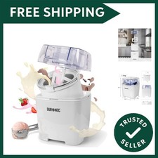 Ice Cream Maker IM540 Homemade Gelato, Sorbet, Frozen Yoghurt Maker Machine, ...