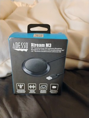 Adesso Xtream M3 - USB Omnidirectional Table Top Conference Microphone with 360°