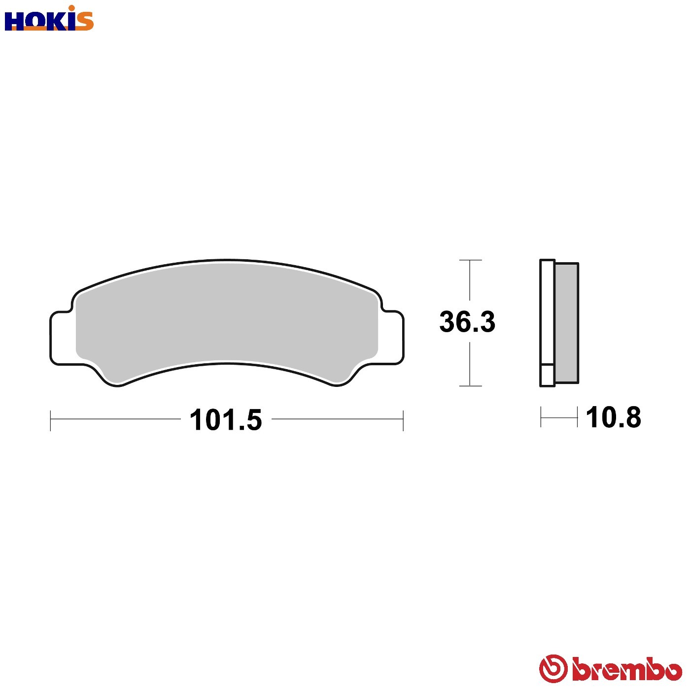 Fits BREMBO 07KS08SD Brake Pad Set, disc brake 07KS08SD Brake pads of ⭐UK Stock⭐ - Image 4