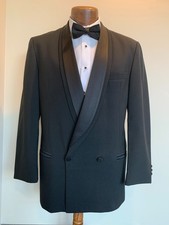 BLACK DIMENSION Double Breasted Tuxedo by Oscar de la Renta Lot of 5 Coats