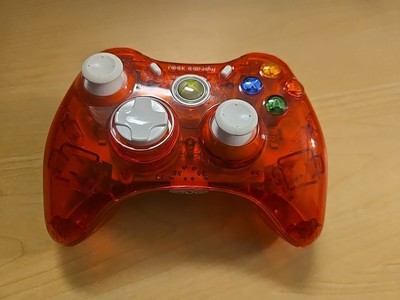 Rock Candy Wired Controllers Xbox 360 See Through Red