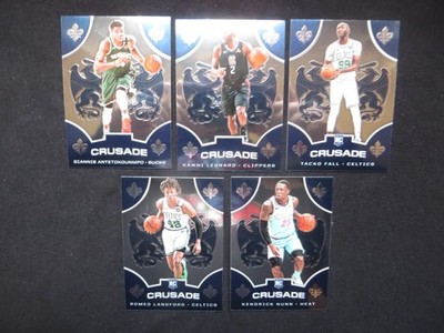 5x 2019-20 Chronicles CRUSADE Lot - Kawhi Leonard & Giannis Antetokounmpo + MORE