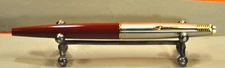 PARKER 45  Classic  Burgundy&GT  14K "F" Gold  nib  c.1971's Fountain Pen w/ Box