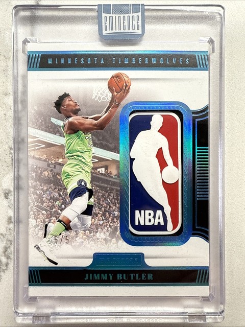 2024/25 Panini Eminence Jimmy Butler Game Used LOGOMAN JERSEY PATCH 5/5