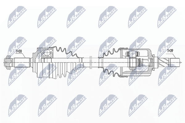 NTY Antriebswelle NPW-ME-150 FüR Mercedes Marco Polo Camper W447 Vito Mixto 109-image
