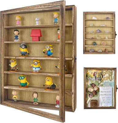 FramePro Shadow Box Frame Display Case 12x16 with Removable Shelves, Deep Memory