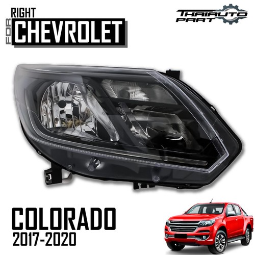 Front Head Light Lamp W/O DRL Black RH Right For Chevrolet Colorado Z71 RG 17-20 - Picture 1 of 9