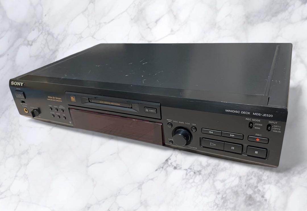 Sony MDS-JE520 MDプレーヤー Sony MDS-JE520 MDプレーヤー Sony MDS-JE520 Minidisc Deck MD Player