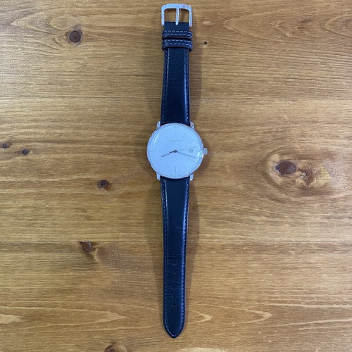 Reloj para hombre Junghans Max Bill automático 27.4002 esfera blanca 38 mm de JP - Imagen 8 de 18