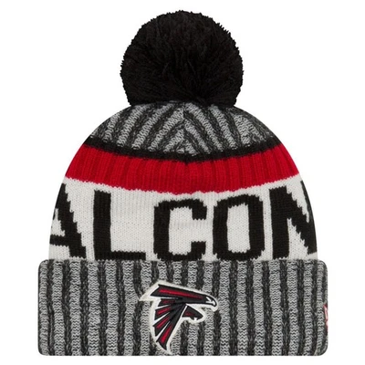 New Era NFL SIDELINE 2017 Bobble Mütze - Atlanta Falcons