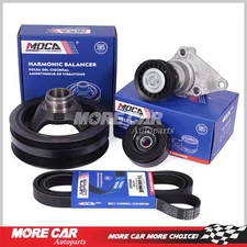 Harmonic Balancer Belt Component Kit for 07-08 Escalade ESV/EXT GMC Sierra Yukon