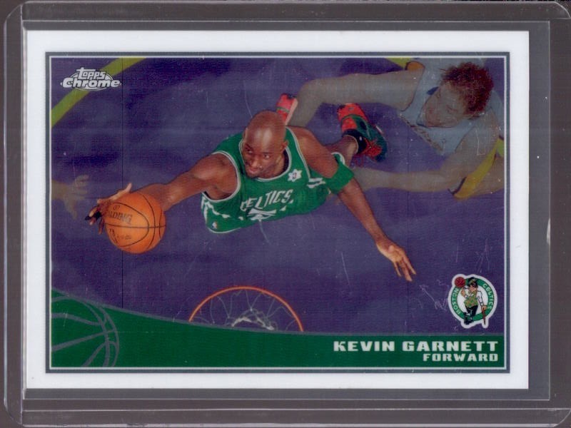 KEVIN GARNETT 2009-10 Topps Chrome #8 Base Set Card #208/999
