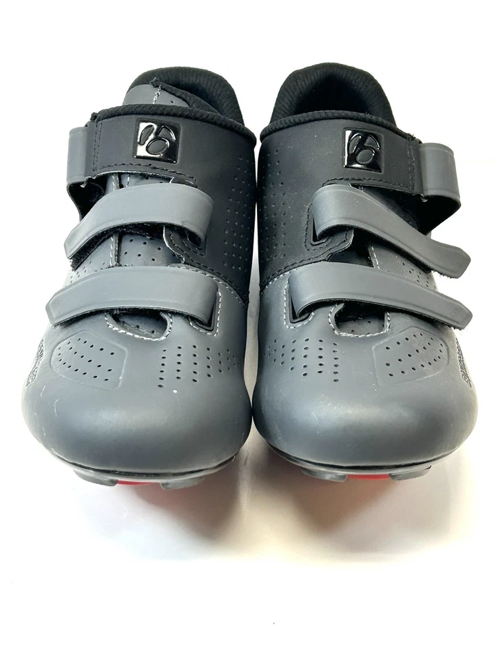 Zapato de bicicleta de carretera Bontrager Vostra para mujer talla 6,5 EU 38 gris negro 551591 gancho bucle Foto 2 de 4