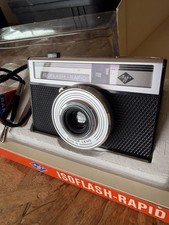Agfa Isoflash-Rapid 35mm Film Camera Built-in Flash Original Box  Accessories