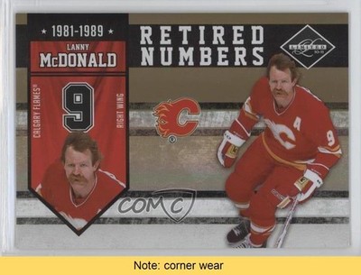 2010 Limited Retired Numbers Gold Spotlight 2/24 Lanny McDonald #20 HOF READ 1l2