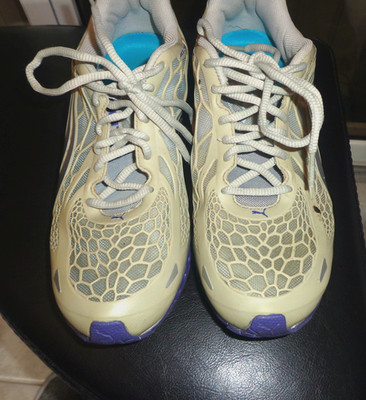 PUMA Women's Bioweb Elite Sz 8.5  High Rise/Silver /Ivory Athletics Shoes 186896