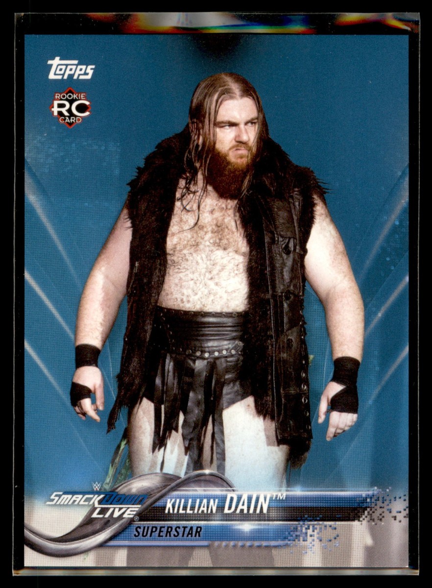 2018 Topps WWE Then Now Forever BLUE Parallel #143 Killian Dain RC