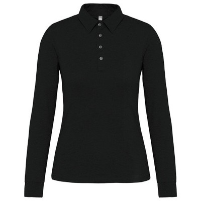 Kariban Langarm-Polohemd für Damen aus Jersey