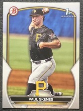2023 BOWMAN DRAFT PAUL SKENES (PITTSBURGH PIRATES) 1ST BOWMAN CARD RC BD-14 NMMT