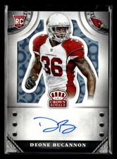 2014 Crown Royale Deone Bucannon Rookie Auto Platinum Pyramid /5 #S-DB UX6364