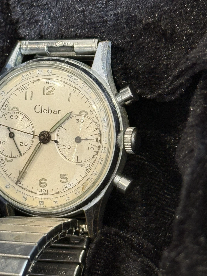 Reloj Clebar Landeron 48 Vintage Esfera Original Foto 3 de 4