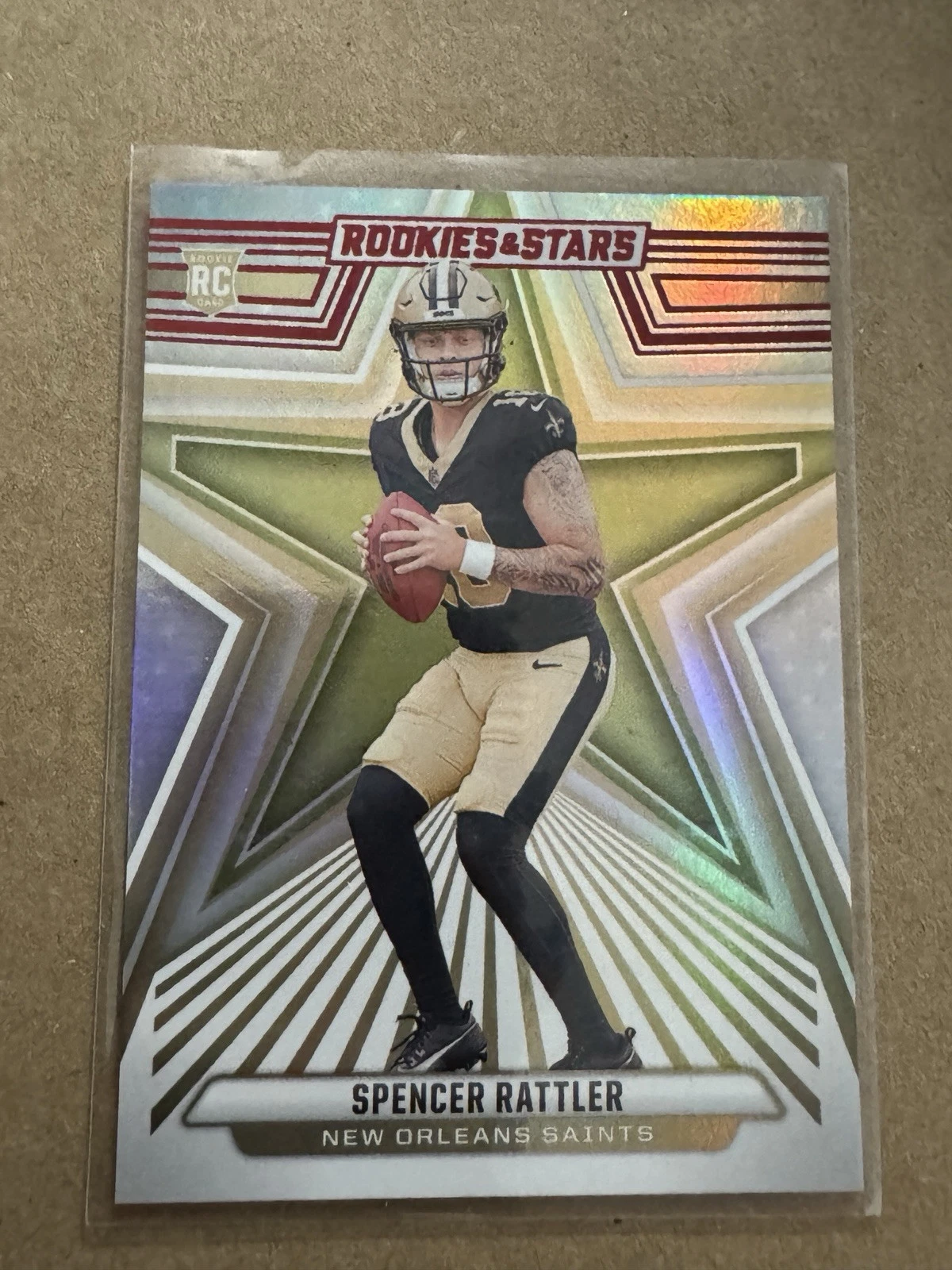 Spencer Rattler trading card