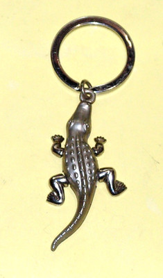 Alligator Keychain Moving Legs 3D Reptile Fob Crocodile Key Ring
