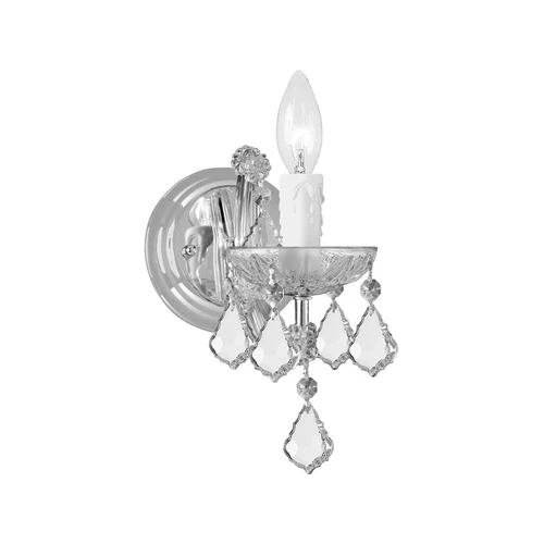 Crystorama Maria Theresa 1 Light Clear Crystal Chrome Sconce I - 4471-CH-CL-MWP - Picture 1 of 1